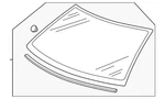 Genuine Volkswagen Windshield 17A-845-011-AQ-NVB New. Price: $296.99.