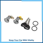 1 Set Car Door Lock Cylinder Replacement Fit For Mazda B2200 Silver Tone Black New. Price: $13.60.