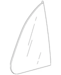 Genuine Honda Quarter Glass 73551-3W0-316 New. Price: $183.34.