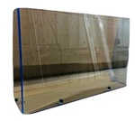 21 1/2" Universal Boat Windshield", 1/4" Premium Blue Plexiglass, Center Console New. Price: $120.00.