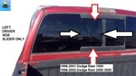 55346644AB 98 To 02 Dodge Ram Pc Back Glass Left Slider Panel Only Oem Used. Price: $124.00.