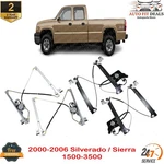 Front & Rear Power Window Regulators For 2000-2006 Silverado / Sierra 1500-3500 New. Price: $179.48.