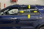 11-19 Ford Explorer Driver Left Rear Door Privacy Glass Window Only Used. Price: $100.00.