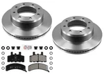 Fleet Performance Disc Brake Rotors Pads Fits Ford F350 05-12 4X4 Dual Rear Whl New. Price: $351.00.